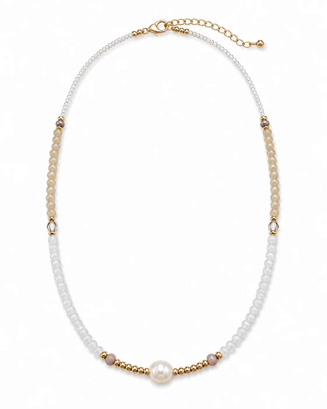 White Sands Beaded Necklace