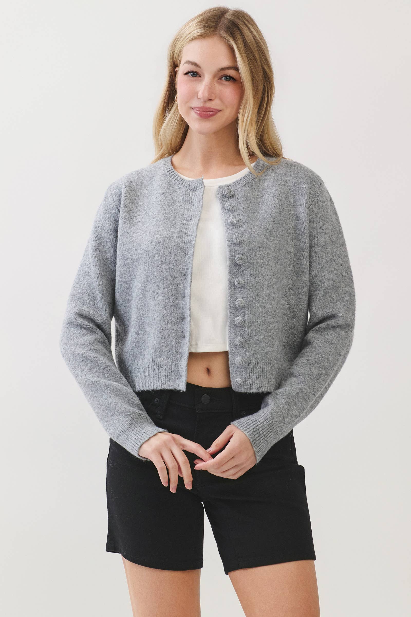 Button Down Cardigan Sweater