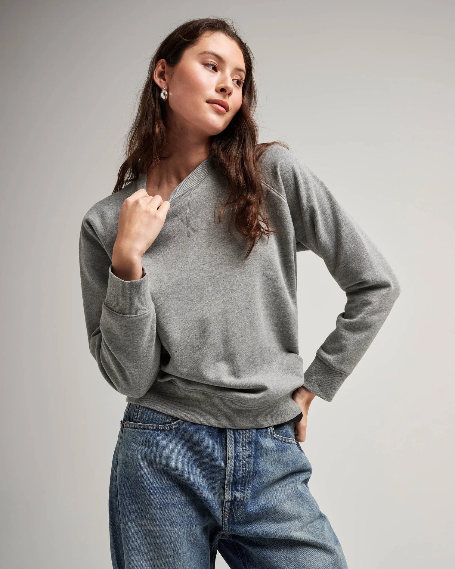 RECYCLED FLEECE SWEATSHIRT