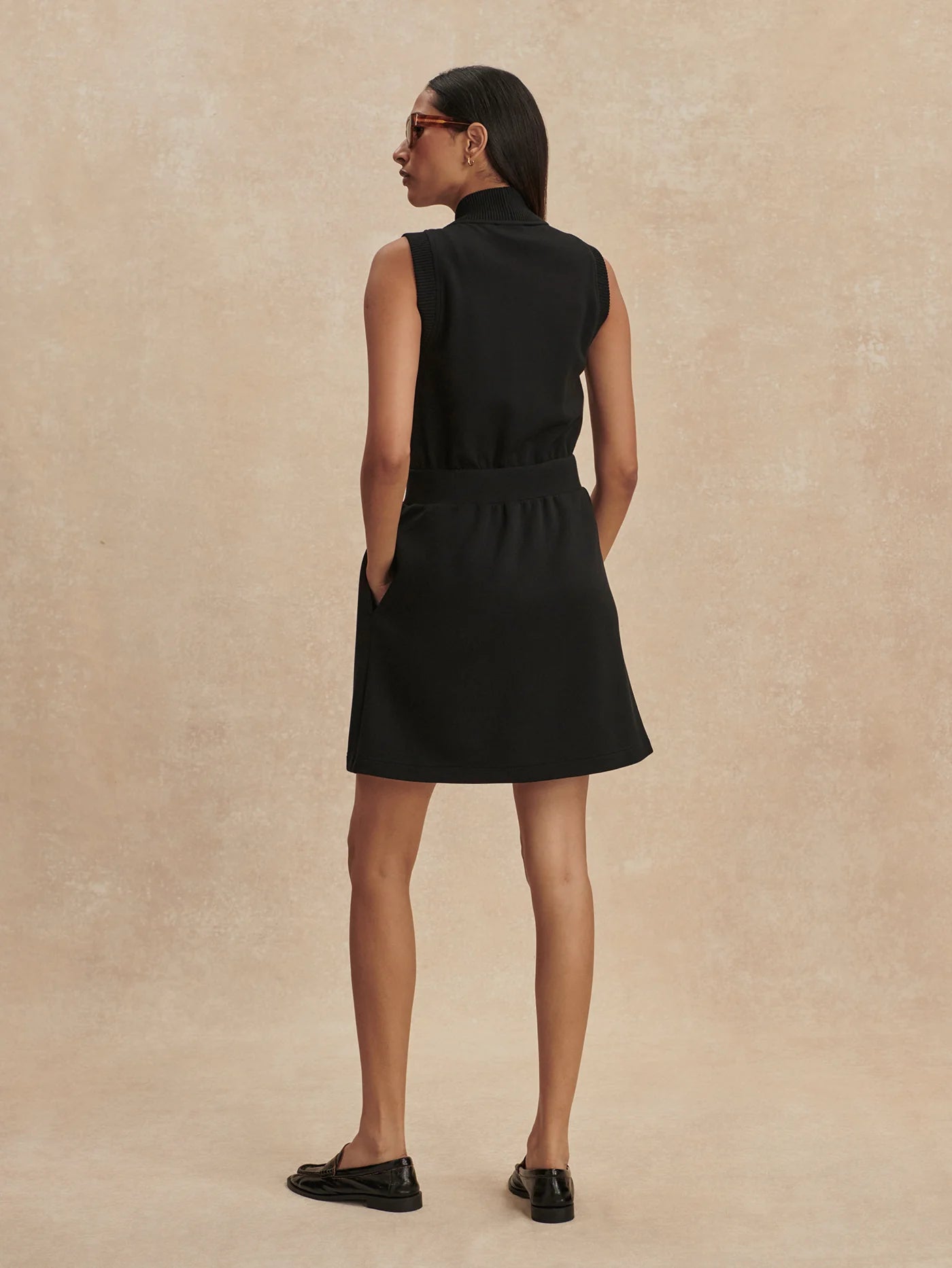 POLYANNA HALF ZIP DRESS