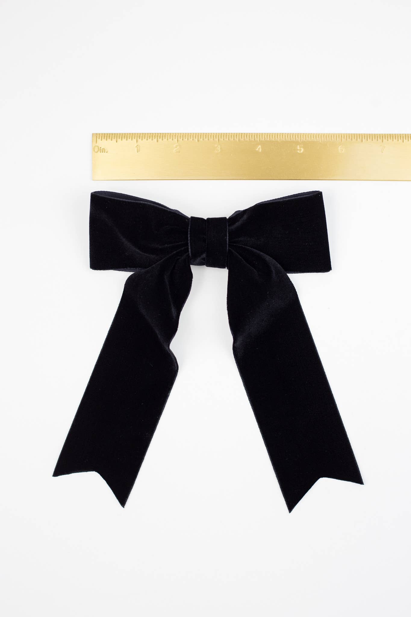 BAILEE VELVET BOW BARRETTE