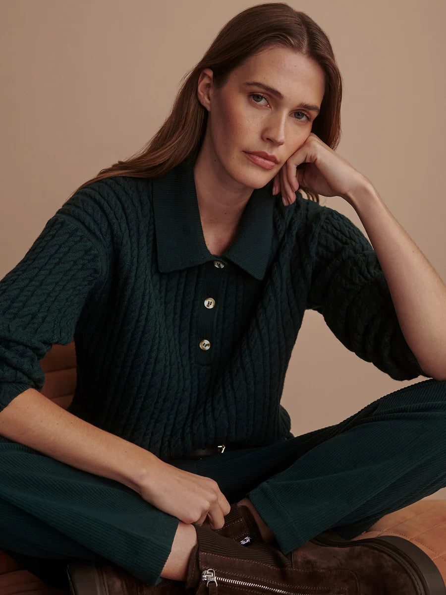 Dottie Polo Knit Sweater