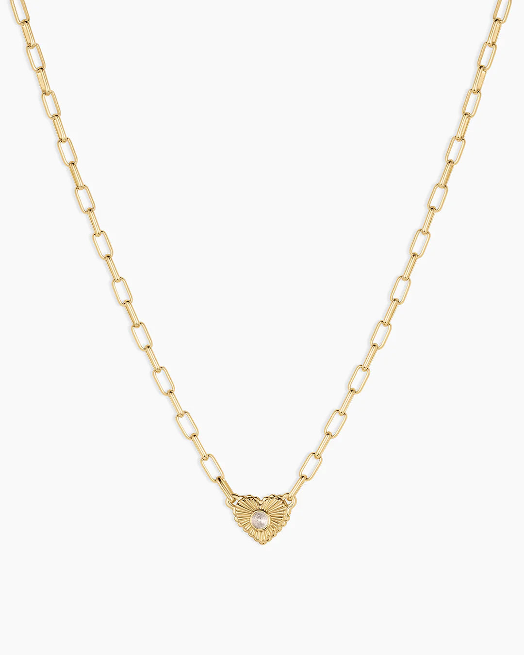 PEARL HEART NECKLACE