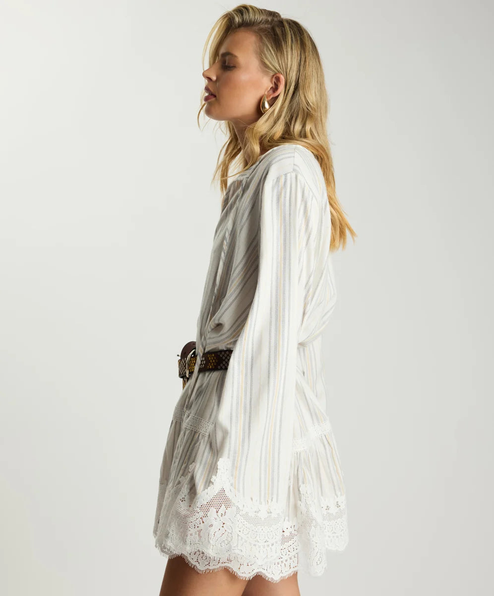 Moonlight Prairie Lace Mini Dress
