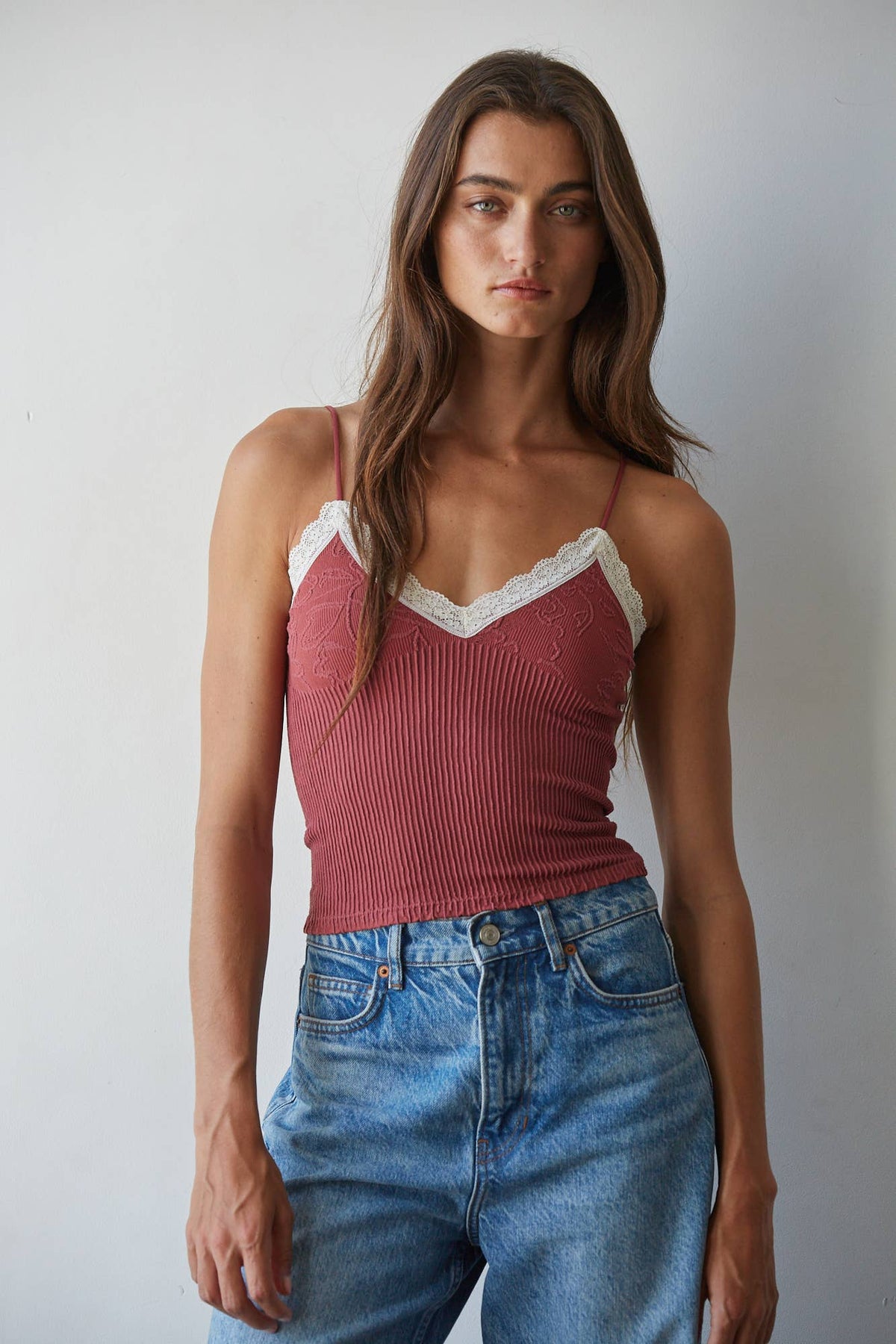 Knit Seamless Ribbed Tank