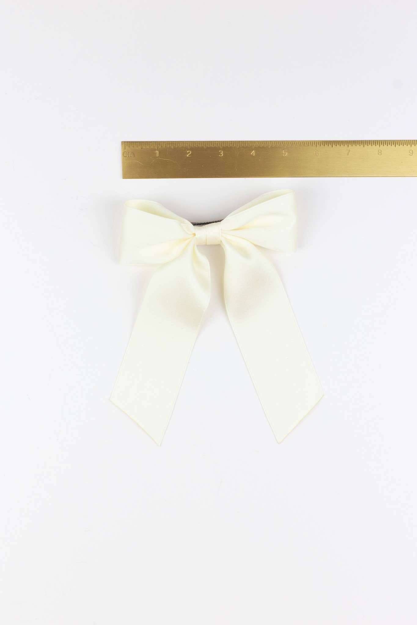 BAILEE MATTE SATIN BOW BARRETTE