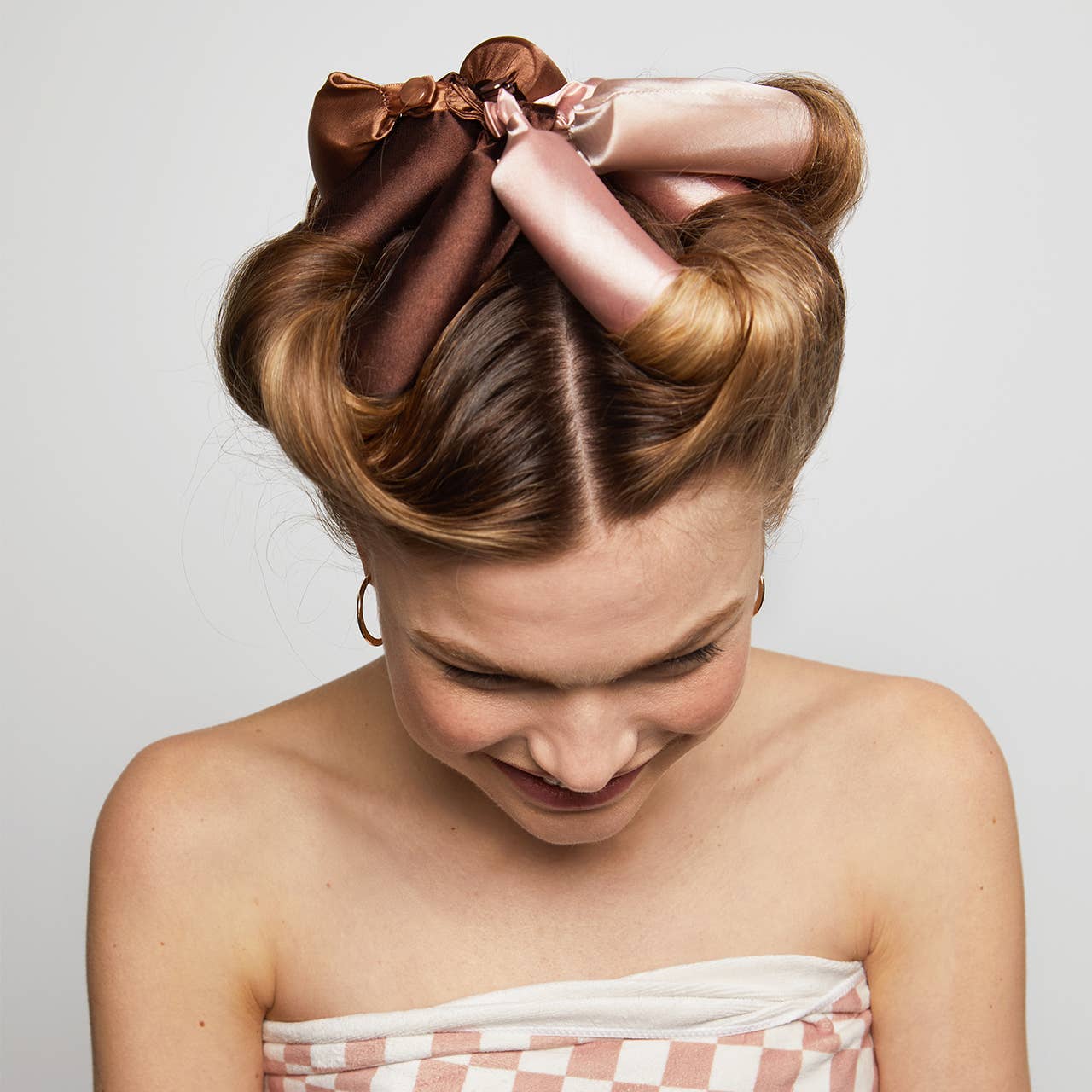 SATIN JUMBO FLEXI RODS 4 PCs- Rosewood