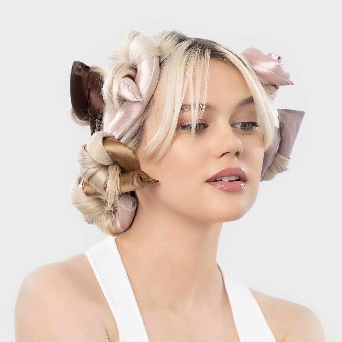 Satin Wrapped Flexi Rods 6pc Set - Rosewood