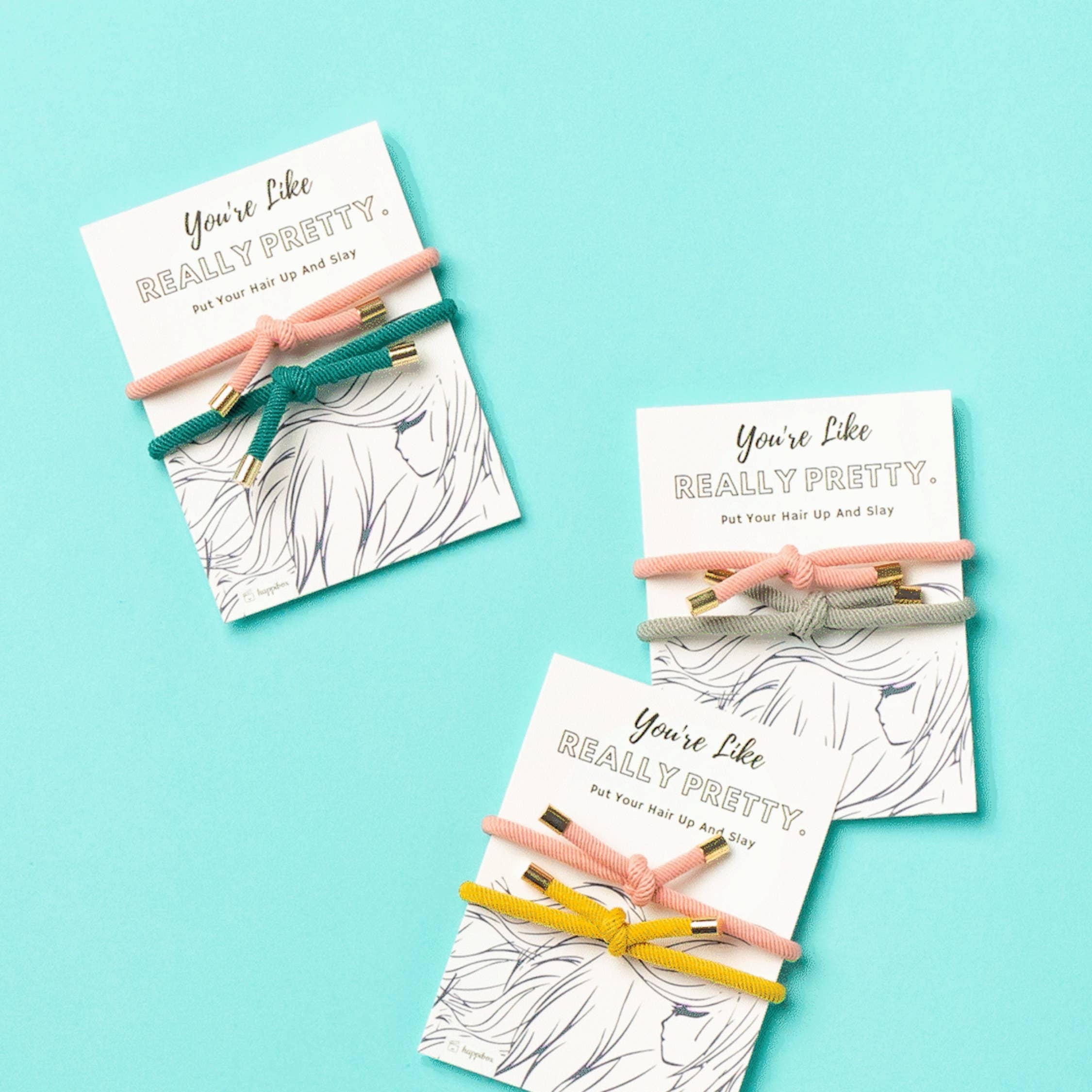 Tiny Gift Society - Really Pretty Single Hair Tie: Tan