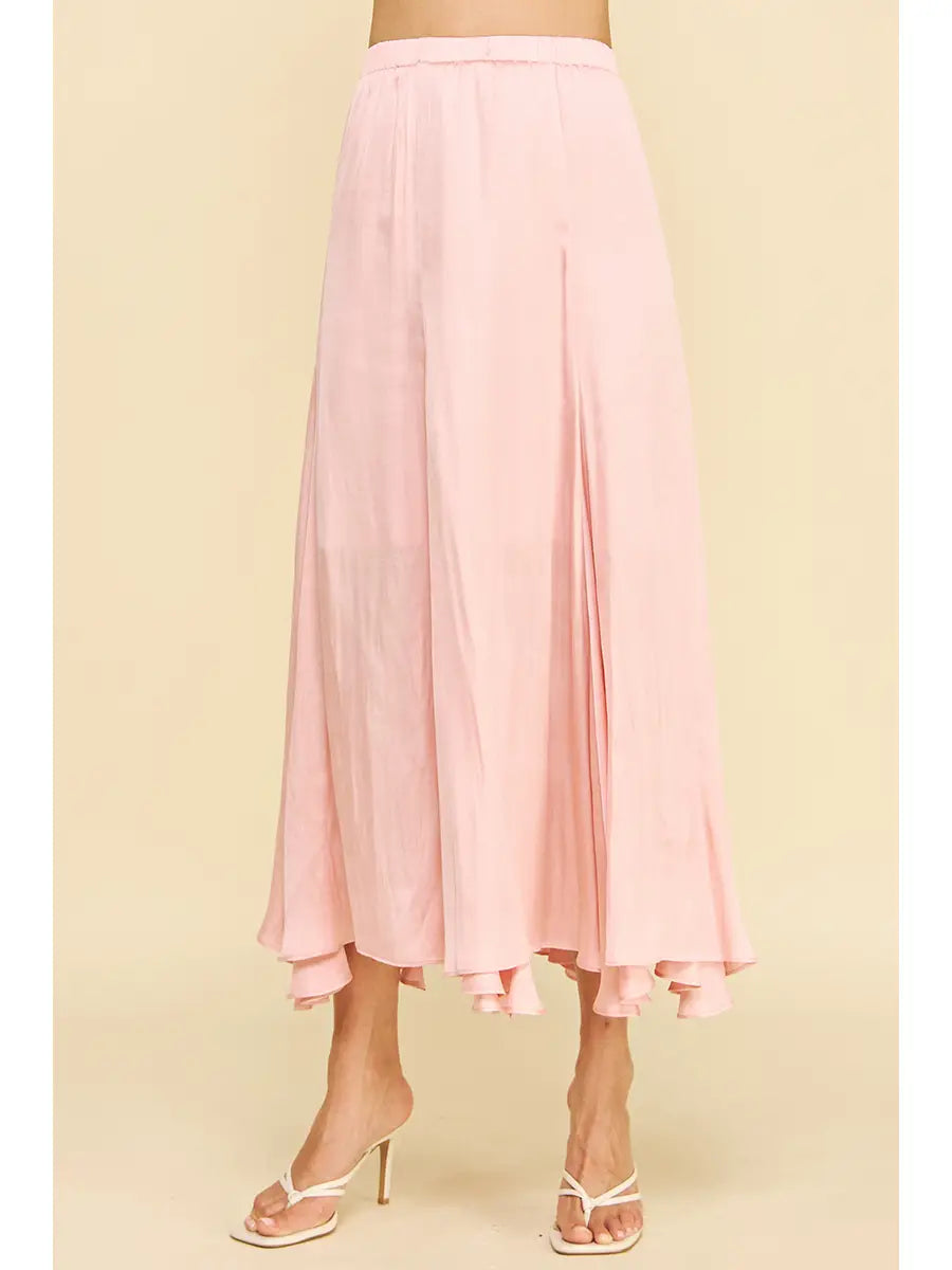 RUFFLE MAXI SKIRT