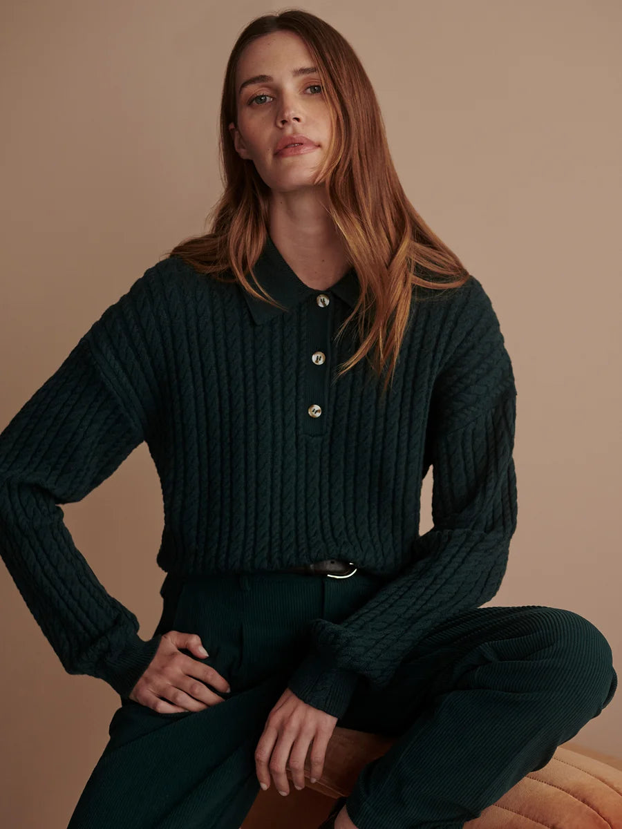 Dottie Polo Knit Sweater