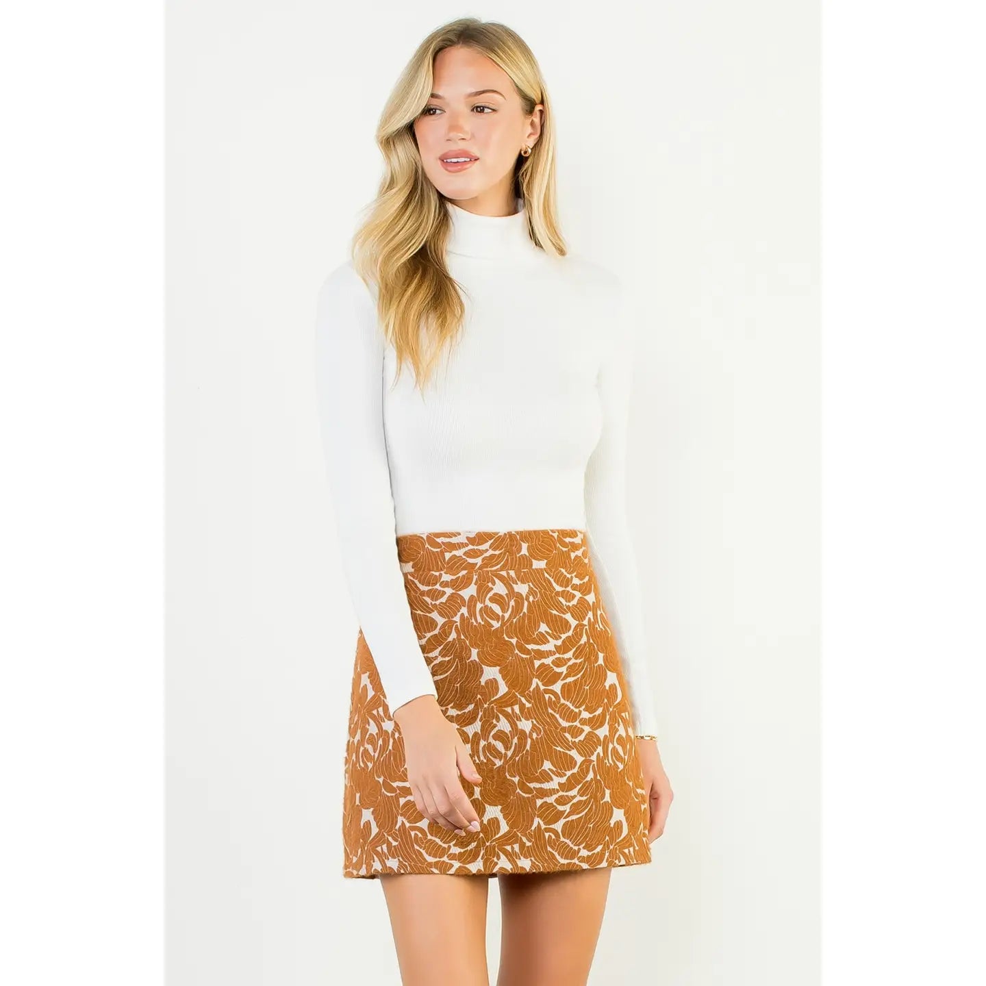 LEAF DETAIL SKORT