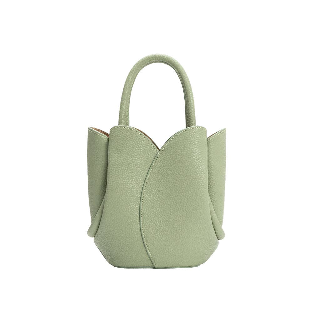 Tulip Mini Sage Recycled Vegan Leather Bag