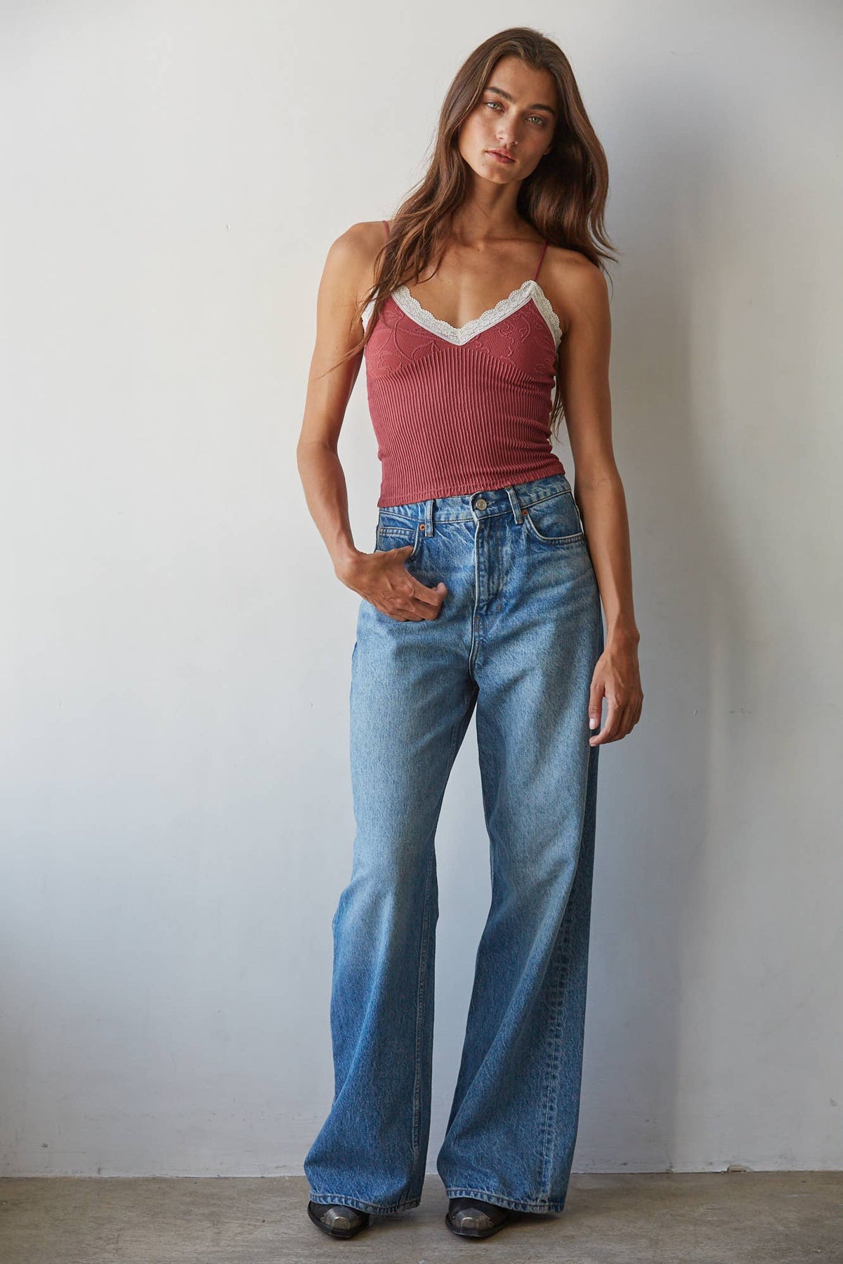 Knit Seamless Ribbed Tank