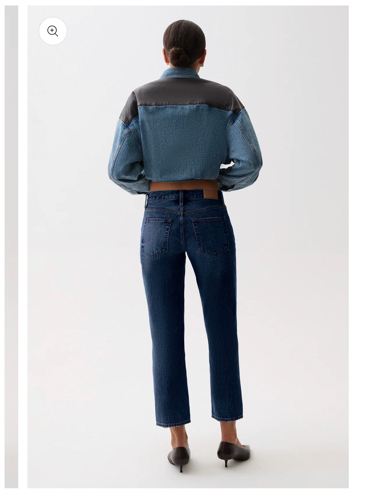 Issa Mid Rise Relaxed Ankle Straight Denim