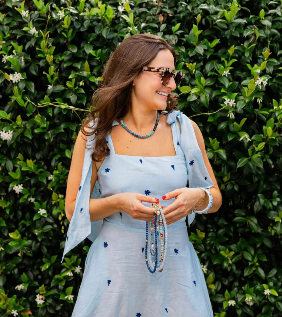 SHADES OF BLUE PALM BEACH NECKLACE