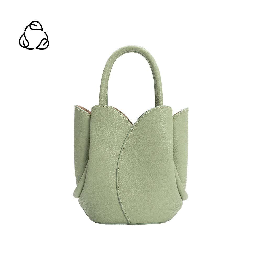 Tulip Mini Sage Recycled Vegan Leather Bag