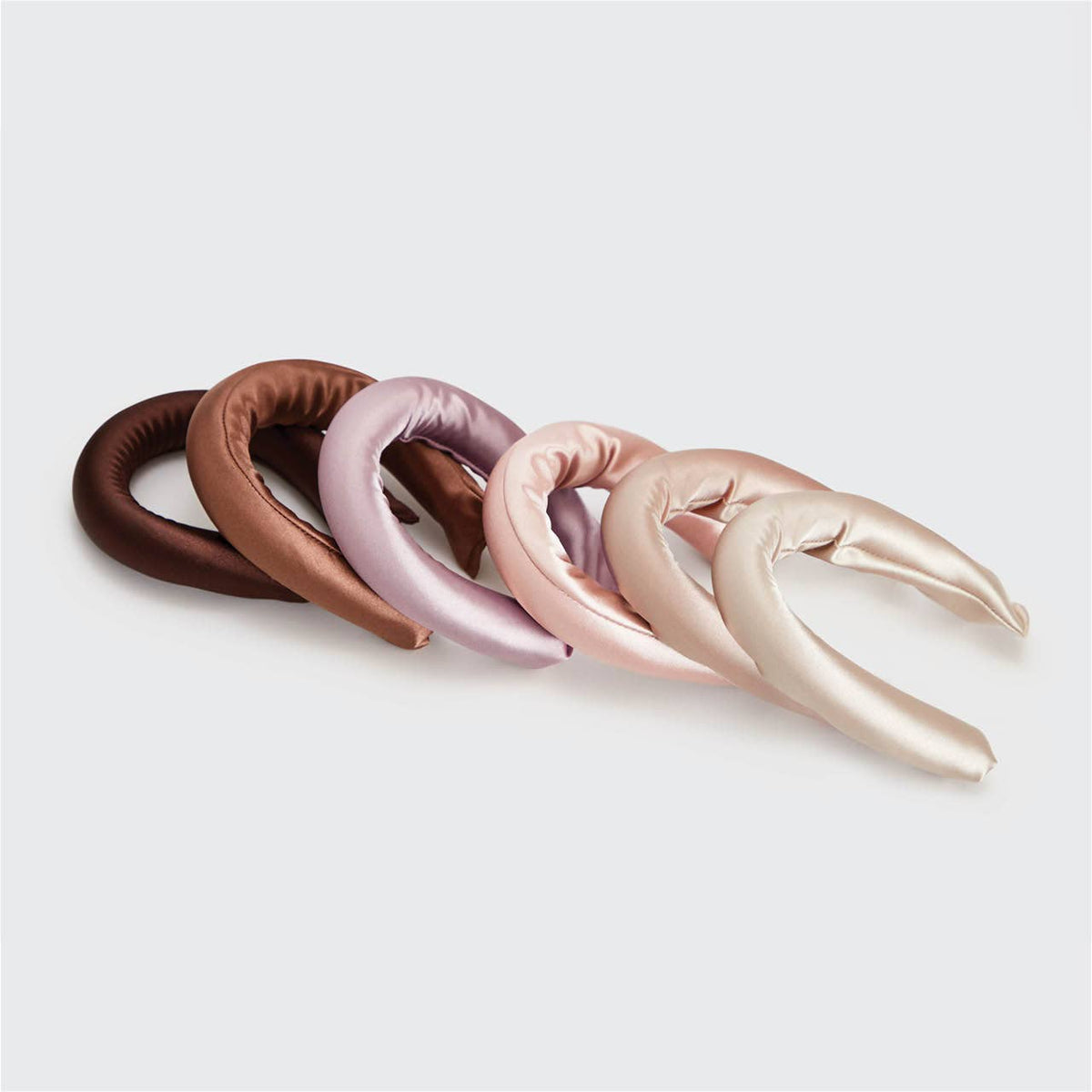 Satin Wrapped Flexi Rods 6pc Set - Rosewood