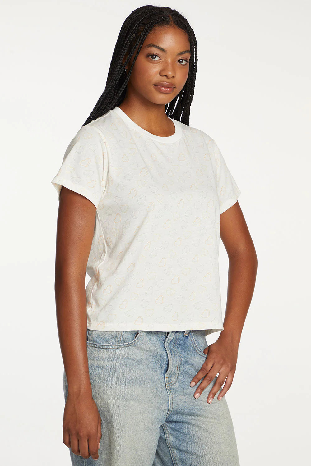 ALL OVER VALENTINE GRAPHIC TEE