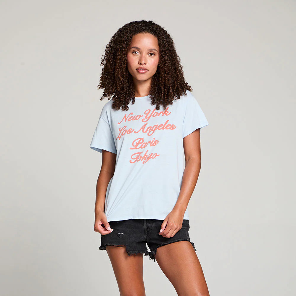 DESTINATIONS GRAPHIC TEE