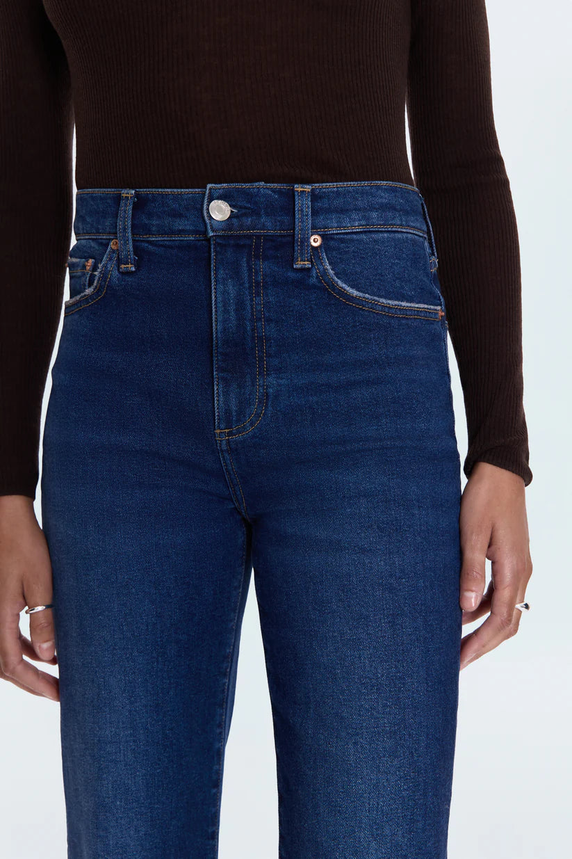 EVIE HI RISE SLIM BOOT JEANS in penthouse