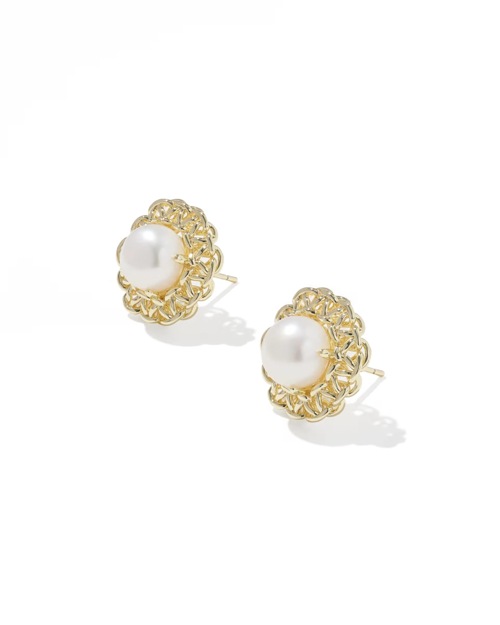 GABRIELLA PEARL STUD EARRINGS
