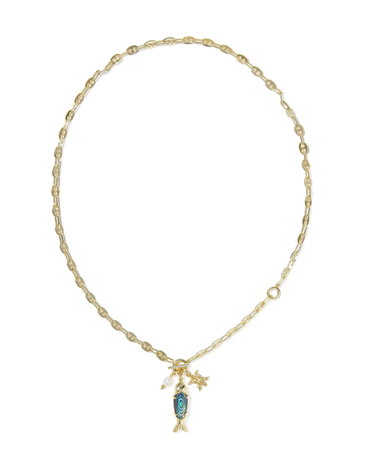 PARKER FISH LONG CHARM NECKLACE