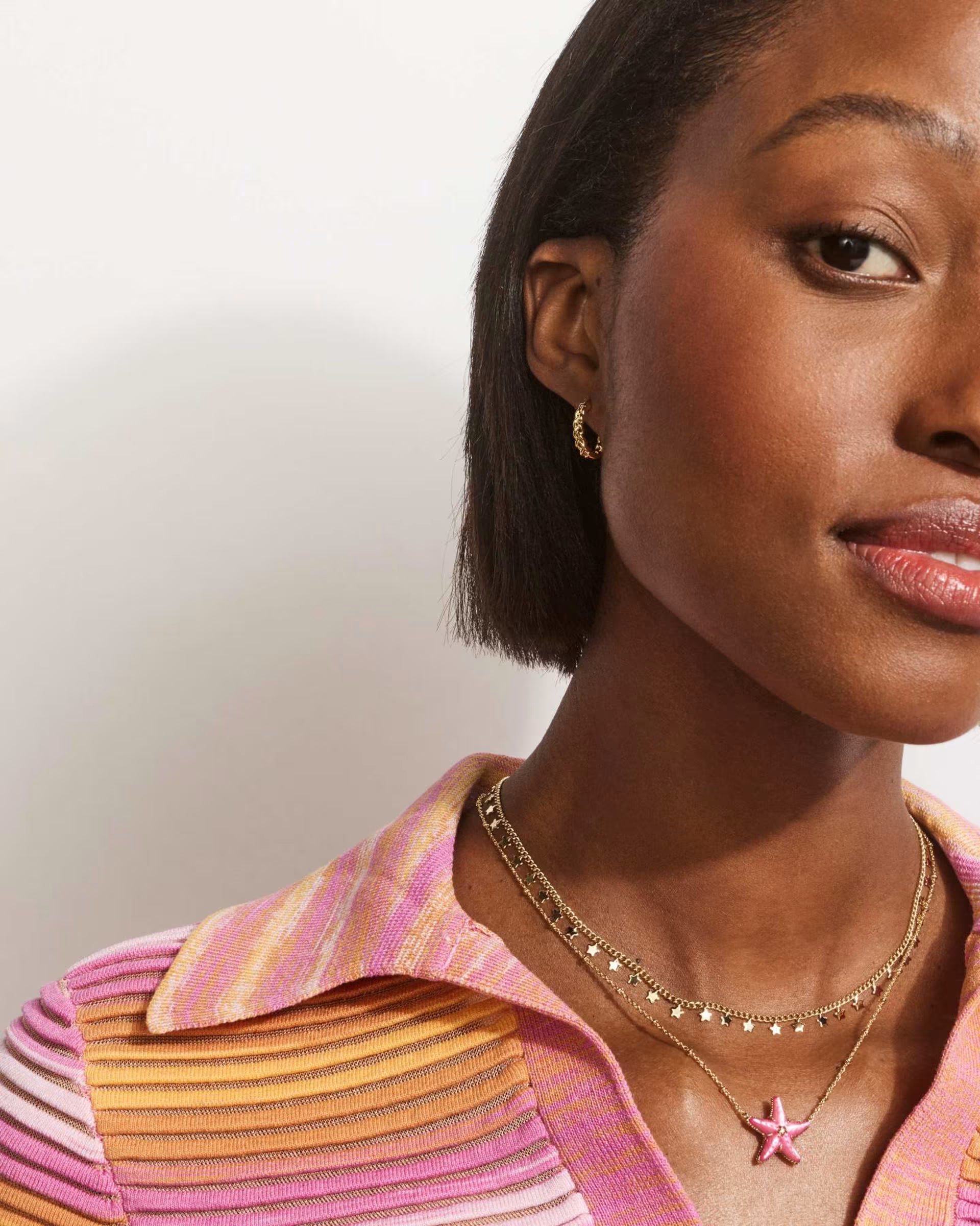 PARKER STAR GOLD STRAND NECKLACE