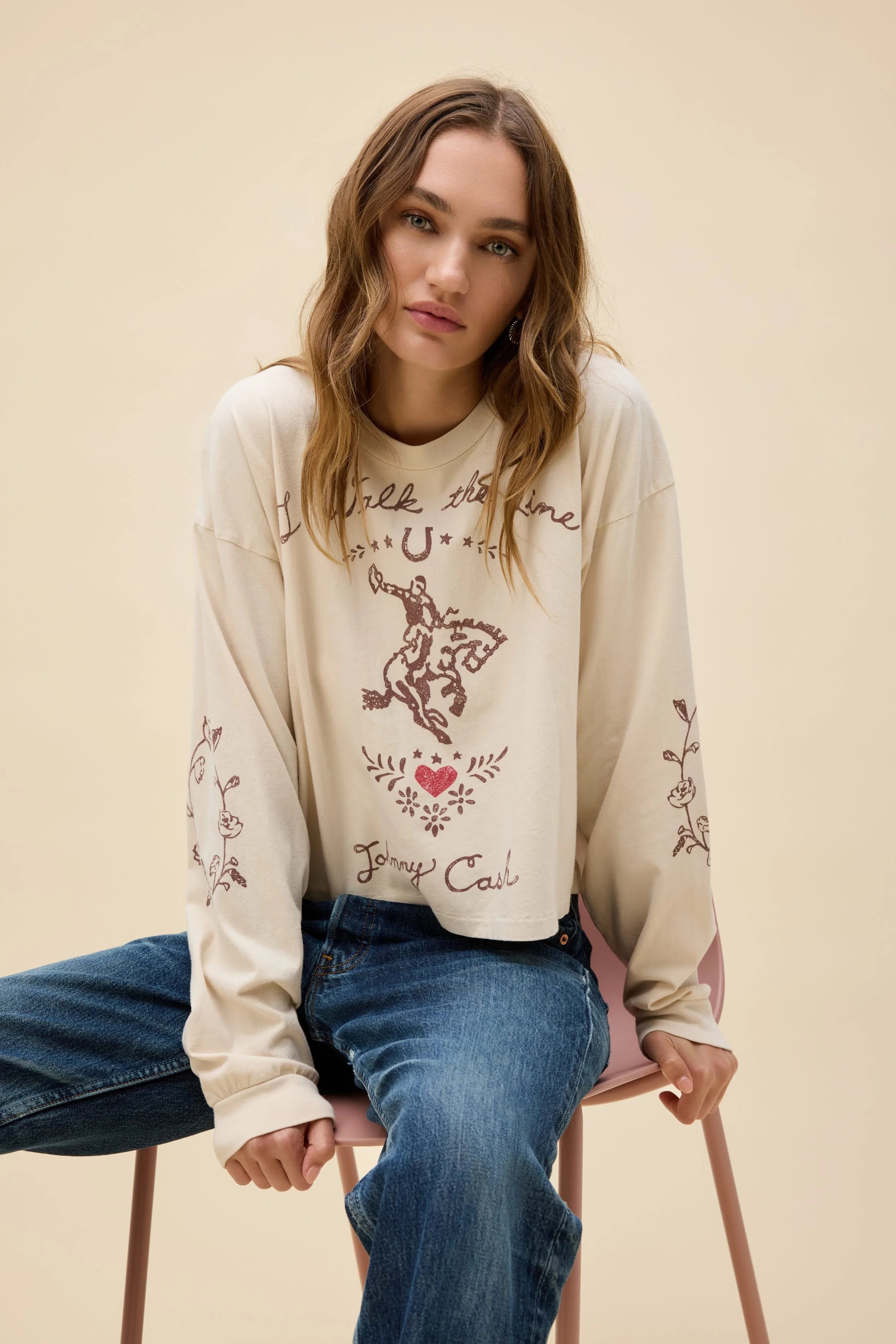 JOHNNY CASH WALK THE LINE MEET + GREET LONG SLEEVE TEE