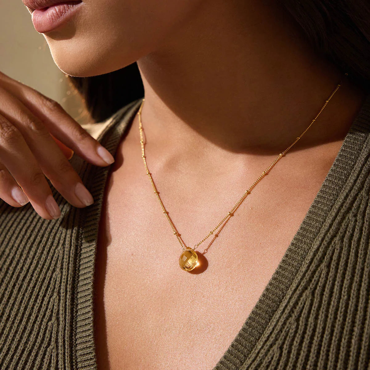 BRIGHTER THAN SUNSHINE NECKLACE