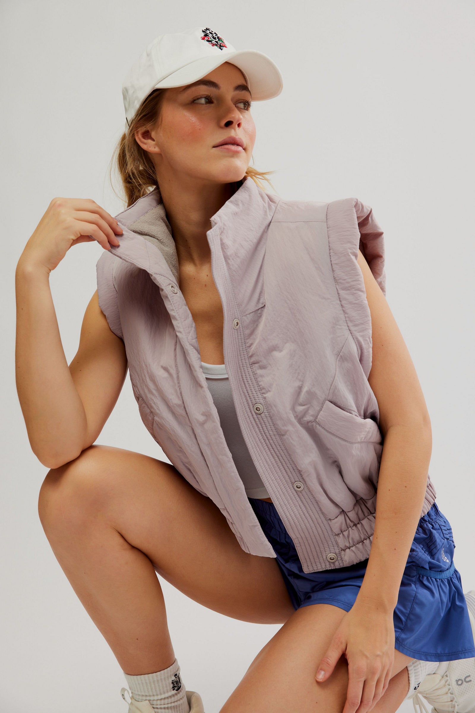 FREE PEOPLE CARES SCRUNCH TIME PUFFER VEST