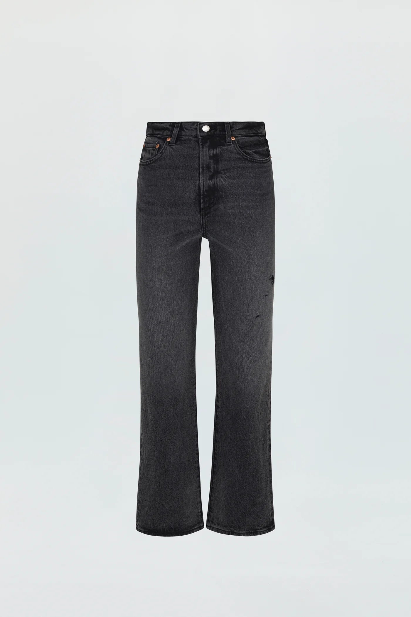 ALLY HIGH RISE VINTAGE ANKLE BOOT CUT JEANS in after hours vintage wash