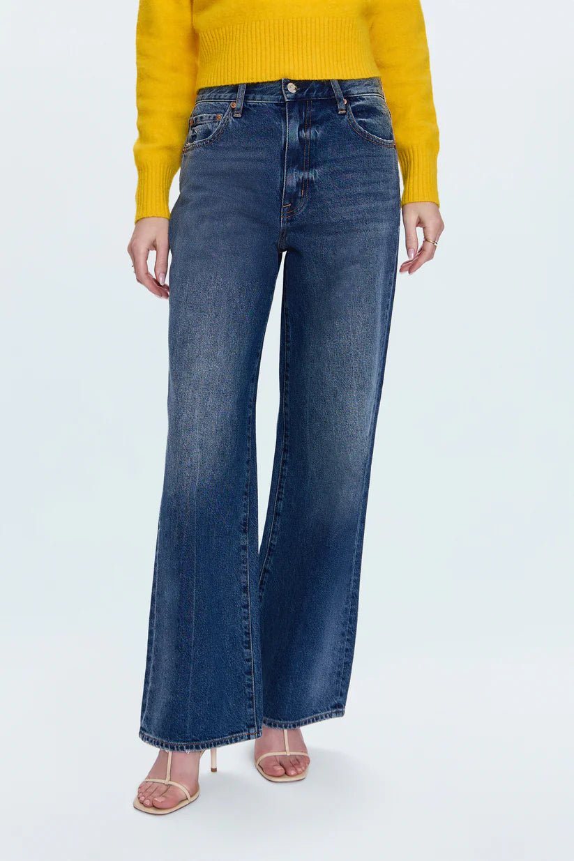 HENDRIX HIGH RISE BAGGY JEANS in hurst vintage wash