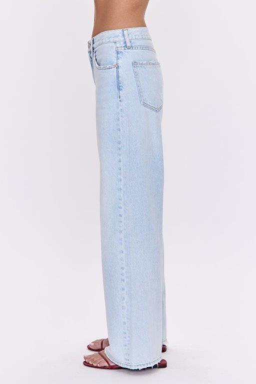 HENDRIX HIGH RISE RELAXED BAGGY JEANS in waterfall