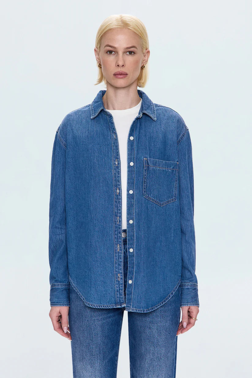 JAIME ESSENTIAL DENIM SHIRT in agenda