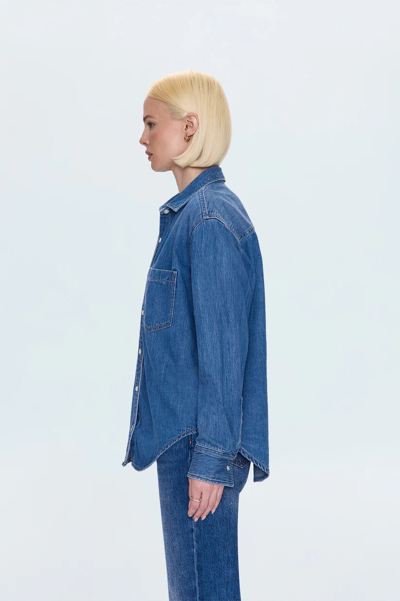 JAIME ESSENTIAL DENIM SHIRT in agenda