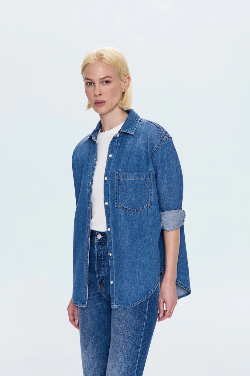 JAIME ESSENTIAL DENIM SHIRT in agenda