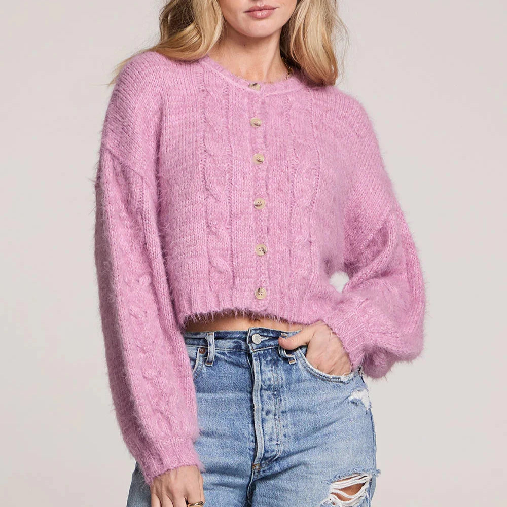 AIMEE SOFT CABLE SWEATER