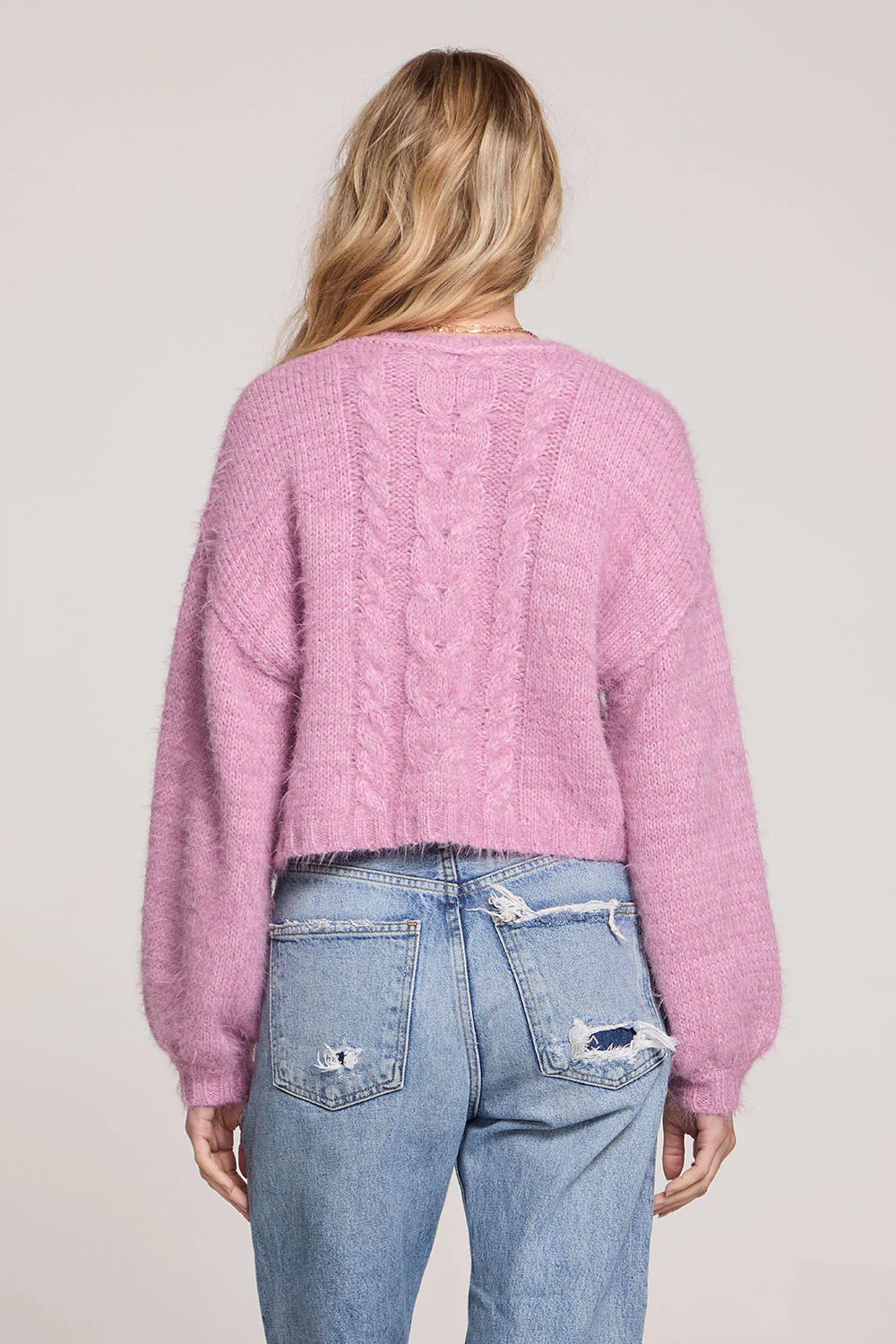 AIMEE SOFT CABLE SWEATER