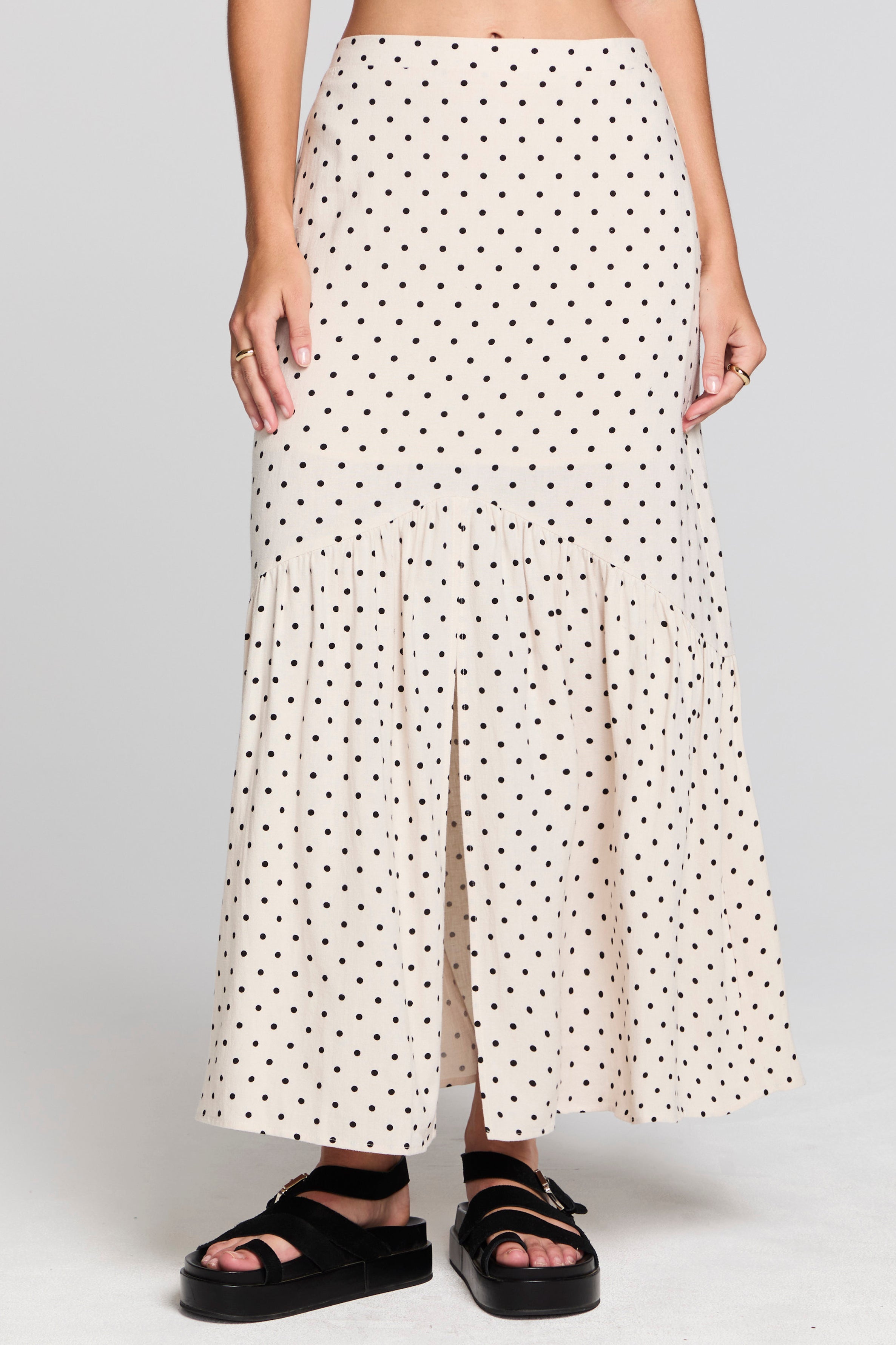 BEVERLEY MIDI SKIRT