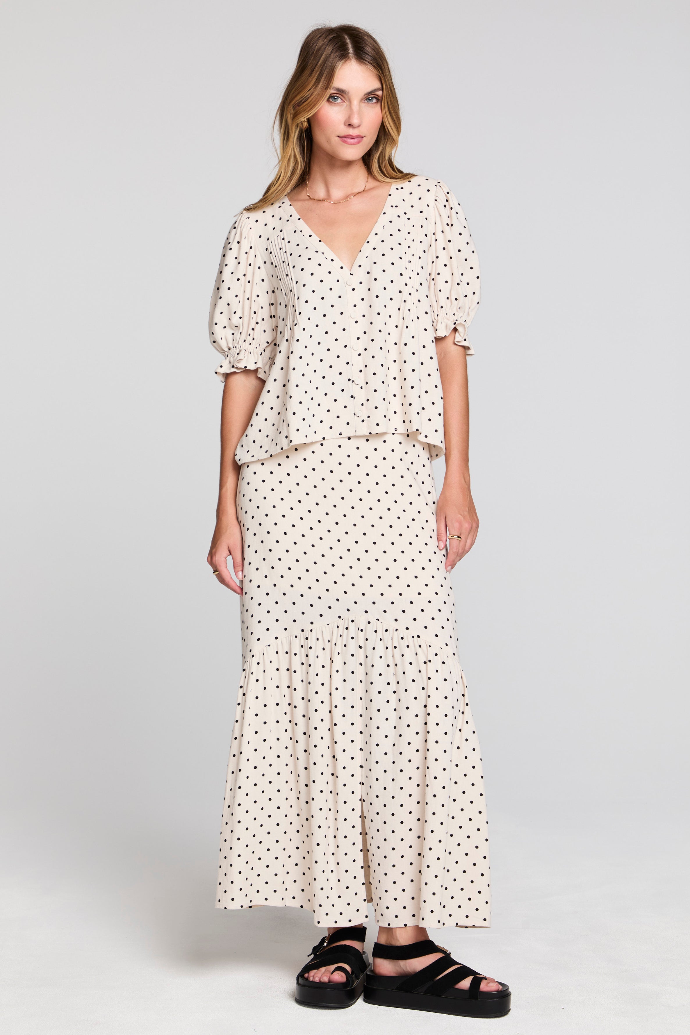 BEVERLEY MIDI SKIRT