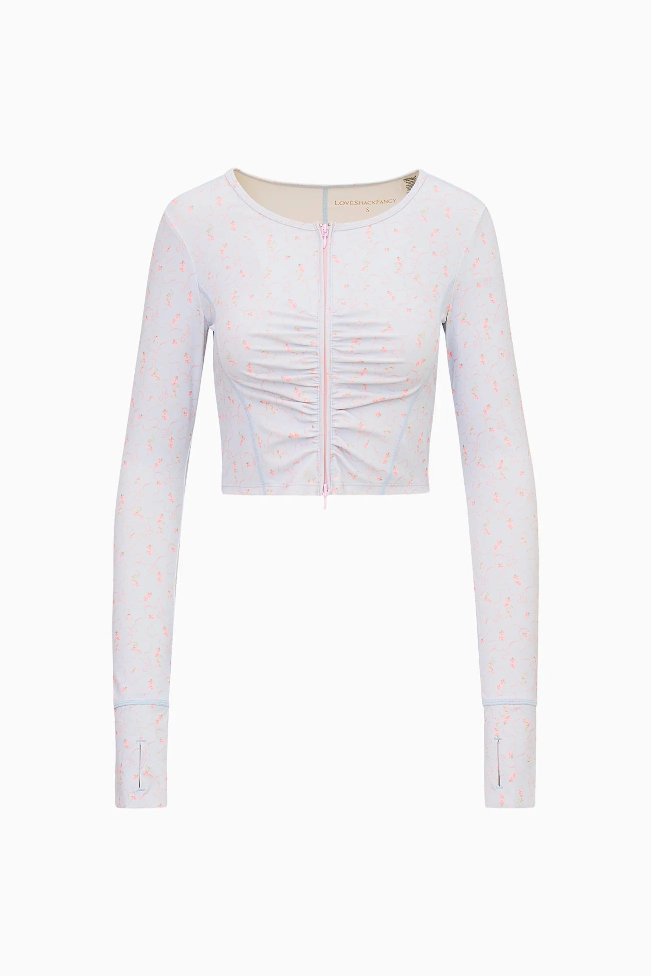 SINDRI BLUE FLORAL ACTIVE JACKET