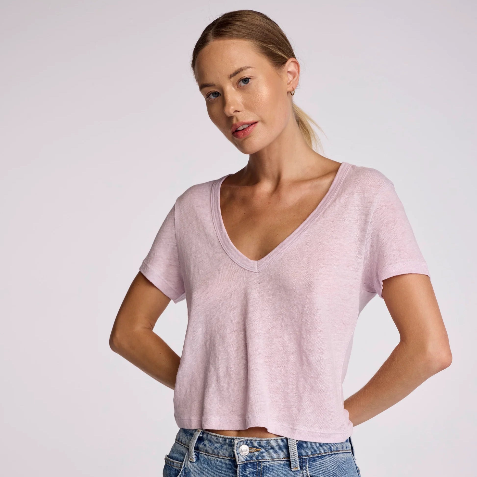 LINEN SISTER TEE