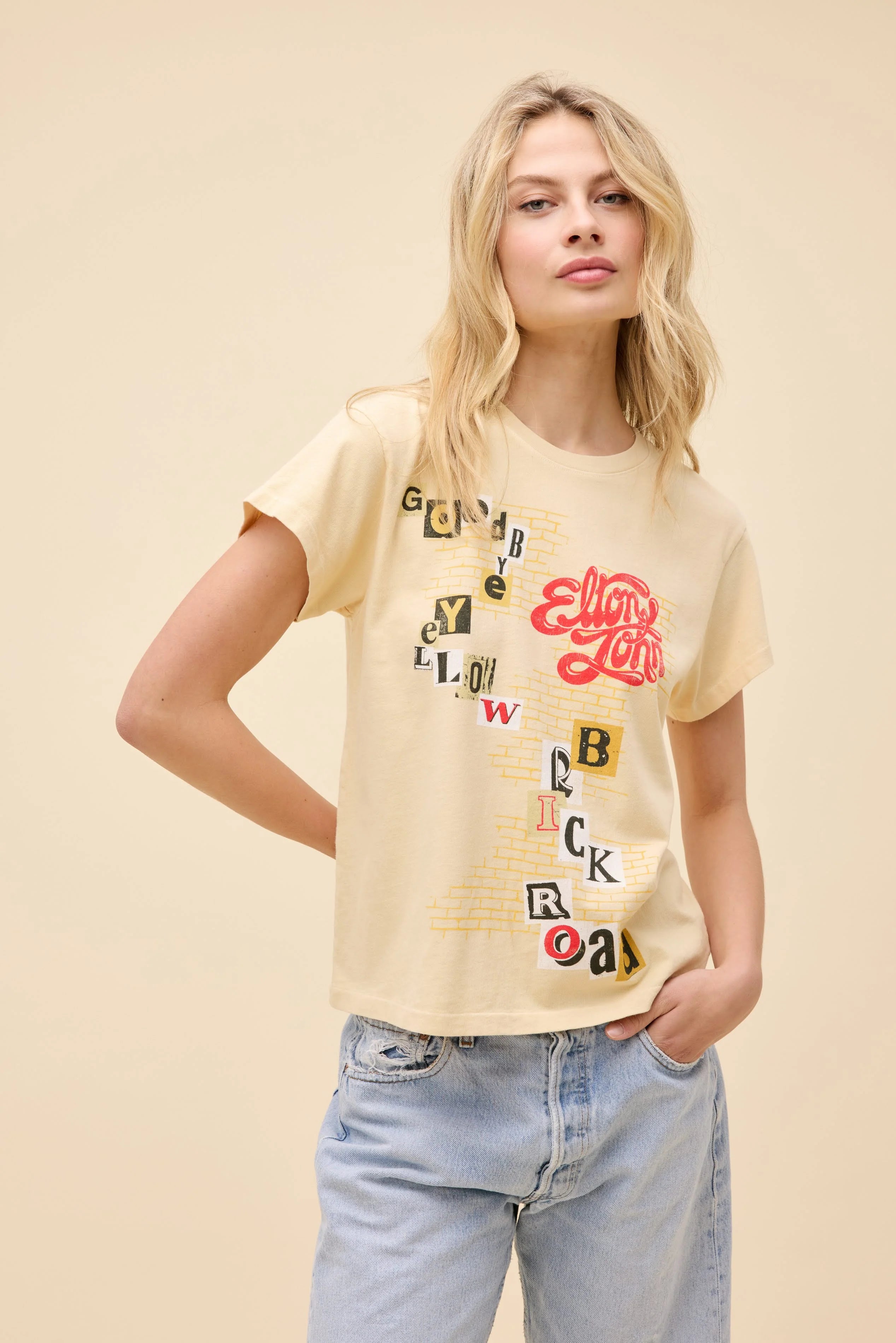 ELTON JOHN YELLOW BRICK ROAD TOUR TEE