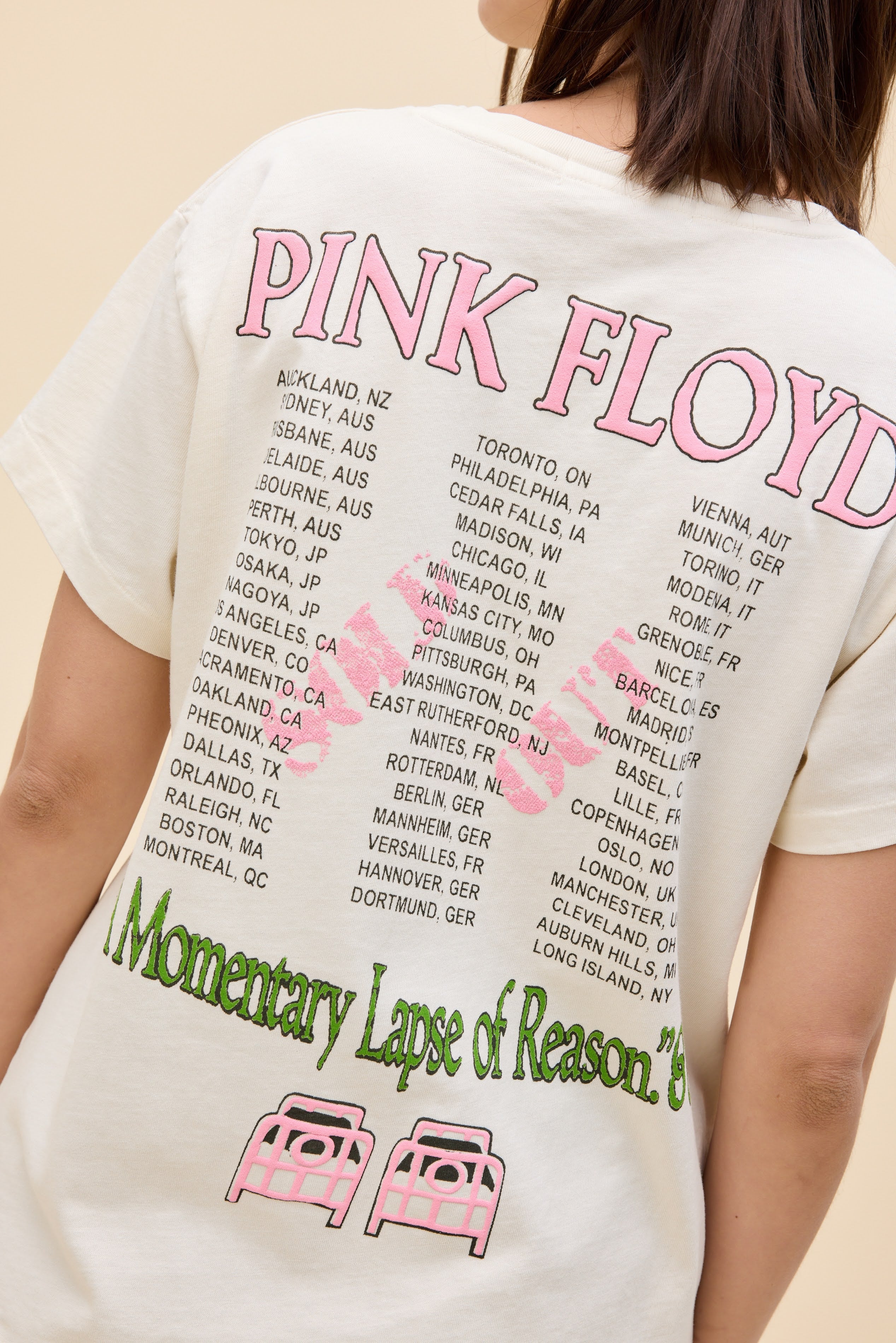 PINK FLOYD MOMENTARY LAPSE OF REASON TOUR GRAPHIC TEE
