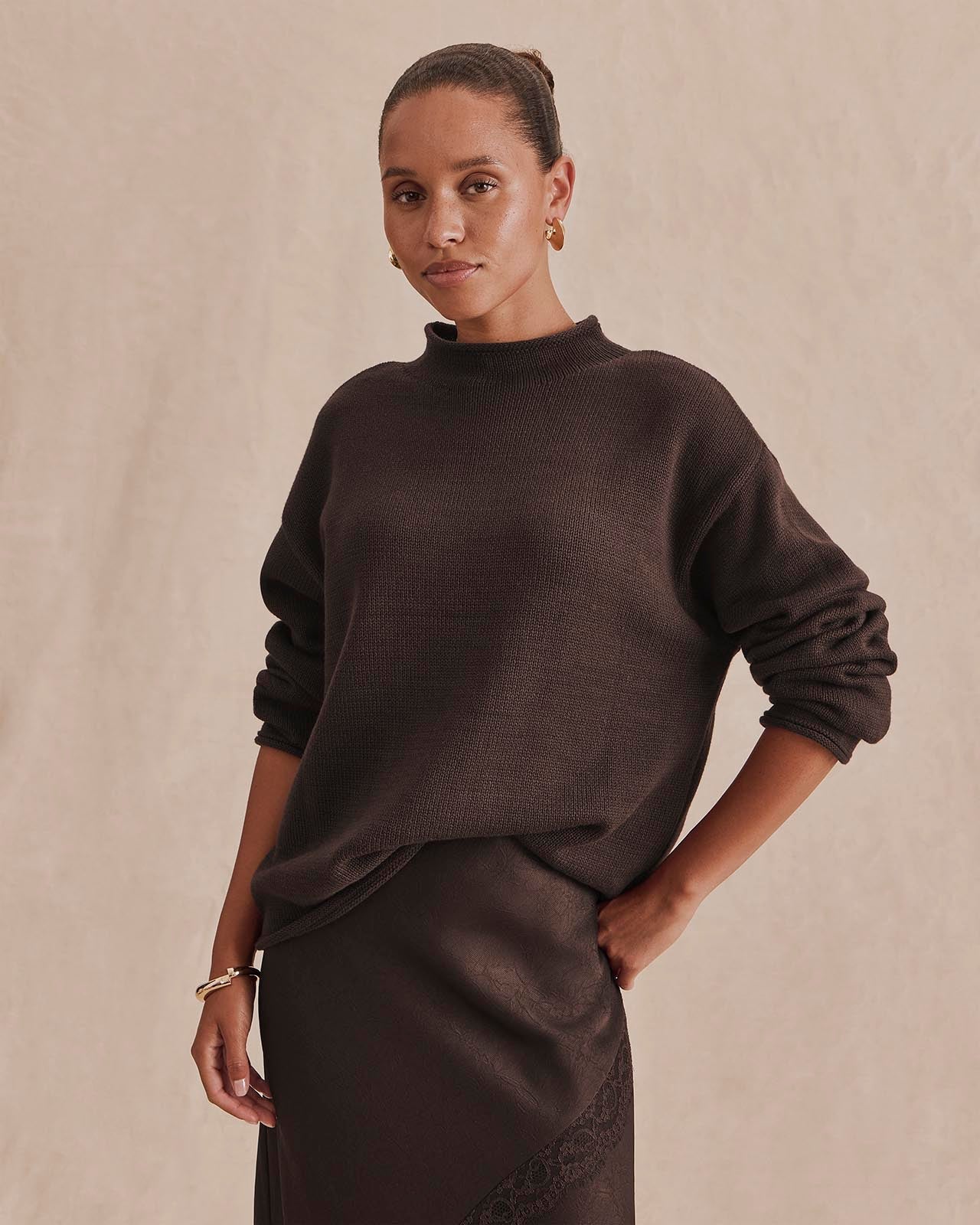 Elsie Roll Neck Sweater