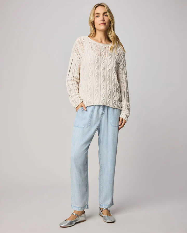 BRENNAN CABLE KNIT SWEATER