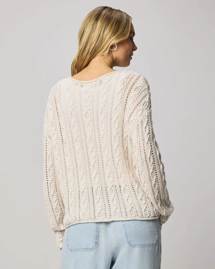 BRENNAN CABLE KNIT SWEATER