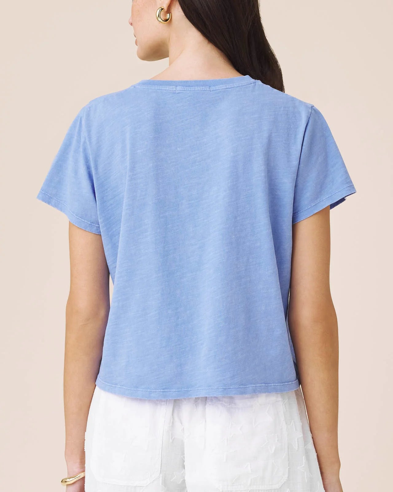 SEASHELL EMBROIDERY TEE