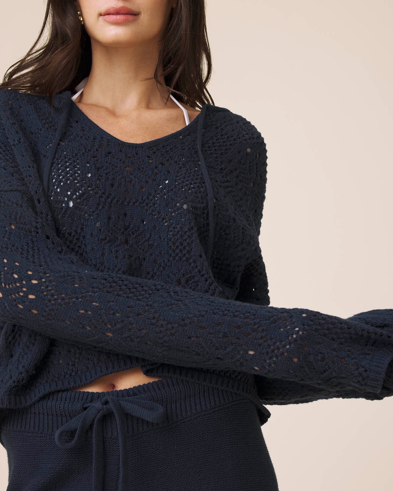BECKHAM CROCHET CARDIGAN
